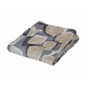 1425-50516 [Chic cottage シックコテージ 毛布生地 あたたか 掛けふとんカバー シングル 150×210cm ネイビー]
