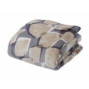 1425-50565 [Chic cottage シックコテージ ヒートラップ 毛布生地 あたたか 掛けふとんカバー シングル 150×210cm ネイビー]