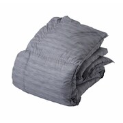 Chic cottage シックコテージ 3枚合わせて使える 軽くてふんわり 羽毛 掛けふとん 0.5㎏ シングル 150×210cm グレー 1449-51068
