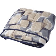Chic cottage シックコテージ ヒートラップ 毛布生地 あたたか おこた掛けふとん 60×60×60cm ネイビー 1470-50561
