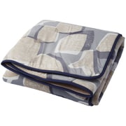 Chic cottage シックコテージ ヒートラップ 毛布生地 あたたか おこた敷きふとん 145×145cm ネイビー 1471-50569