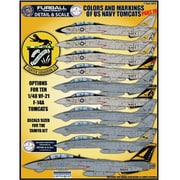 FDS-4812 アメリカ海軍 F-14 トムキャット カラー＆マーキング Part.IV [1/48スケール エアクラフト用デカール]