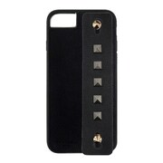 SM-I7S-005 [iPhone 8/iPhone 7 HandBelt Case BK/スタッズ]