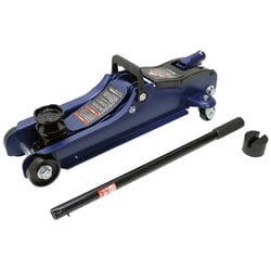 メルテック 車用 油圧フロアージャッキ 2t ローダウン 最高値/最低値 335（365）/85（115）mm ジャッキタッチメント・サドル（30㎜UP）付き FA-24