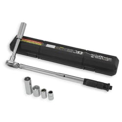 メルテック 車用タイヤ交換工具 トルクレンチ DX 6pcsセット 設定値：28-210N/m 設定値ロック機構付 ソケット14/17/（19/21mm薄口ディープソケット）/24mm エクステンションバー&ハードケース付き F-93