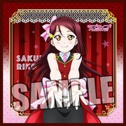 ラブライブ！サンシャイン！！ ミニタオル 桜内梨子 マジシャン [キャラクターグッズ 縦200×横200mm]