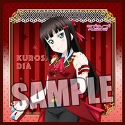 ラブライブ！サンシャイン！！ ミニタオル 黒澤ダイヤ マジシャン [キャラクターグッズ 縦200×横200mm]