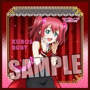 ラブライブ！サンシャイン！！ ミニタオル 黒澤ルビィ マジシャン [キャラクターグッズ 縦200×横200mm]