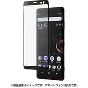 SB-EF68-GLSO/BK [Xperia XZ3 ケース 3Dフルカバー 高透明 液晶保護フィルム]