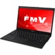 ノートパソコン LIFEBOOK UHシリーズ/13.3型ワイド/Corei5-8265U/メモリ 8GB/SSD 256GB/ドライブレス/Windows 10 Home 64ビット/Office Home and Business 2016/ピクトブラック/ヨドバシカメラオリジナルモデル FMVU77C3BC