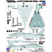 48-48087 アメリカ海軍 F-14A/B/D トムキャット 機体&ウエポン コーションデータデカール [1/48スケール デカール]