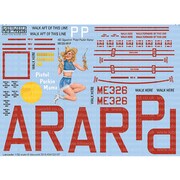 132137 WW.II イギリス空軍 アブロ ランカスター B.I Pistol Packin Mama ノーズアート機 [1/32スケール デカール]