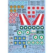 172143 F-86 セイバー 多国籍デカール [1/72スケール デカール]