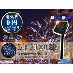 ヨドバシ Com ウィキャン Wj 8046 Led イルミネーションライト 100球 カラフル 通販 全品無料配達