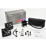 Socket TR4、Socket SP3専用 アドレッサブル型RGB LED搭載水冷CPUクーラー 240mmモデル ブラック ELC-LTTRTO240-TBP