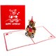 3Dギフトカード GB_18 PK： 02 Happy Birthday ベア ハッピーバースデイ Red
