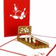 3Dギフトカード KE_01 PK： 01 Hobby ボウリング Red