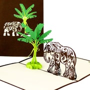 3Dギフトカード AN_10 PK: 01 Zoo ゾウ