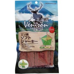 北海道ベニスン エゾ鹿ソフトジャーキー [犬用おやつ 130g 無着色 愛犬用スナック]