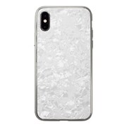 UNI-CSIP18S-0GSWH [iPhone XS/X ケース Glass Shell Case ホワイト]