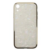 UNI-CSIP18M-0GSGD [iPhone XR ケース Glass Shell Case ゴールド]