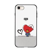 ガラスハイブリッドケース アップ iPhone 8 / iPhone 7 BT21_TATA [iPhone用ケース]