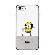 ガラスハイブリッドケース アップ iPhone 8 / iPhone 7 BT21_CHIMMY [iPhone用ケース]