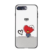 ガラスハイブリッドケース アップ iPhone 8 Plus/ iPhone 7 Plus BT21_TATA [iPhone用ケース]