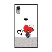 ガラスハイブリッドケース アップ iPhone XR BT21_TATA [iPhone用ケース]