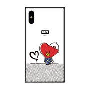 ガラスハイブリッドケース アップ iPhone XS Max BT21_TATA [iPhone用ケース]