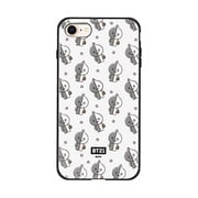 ガラスハイブリッドケース パターン iPhone 8 / iPhone 7 BT21_VAN [iPhone用ケース]