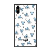 ガラスハイブリッドケース パターン iPhone XS / iPhone X BT21_KOYA [iPhone用ケース]