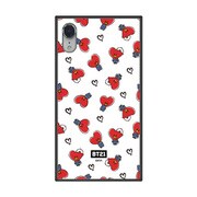 ガラスハイブリッドケース パターン iPhone XR BT21_TATA [iPhone用ケース]