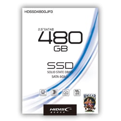 【SSD 480GB】HIDISC HDSSD480GJP3PCパーツ