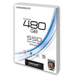 【SSD 480GB】 HIDISC HDSSD480GJP3PC/タブレット