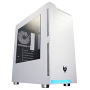 FSP ATX/MicroATX対応ミドルタワー PCケース 5.25ODDx2 3.5HDDx2 2.5SSDx2 Normal FANx1 CMT240 CMT240-WH