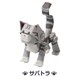 パイプロイドアニマルズ サバトラ [ペーパークラフト]