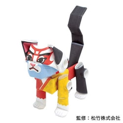 パイプロイドフレンズ 弁慶（猫シリーズ 歌舞伎） [ペーパークラフト]