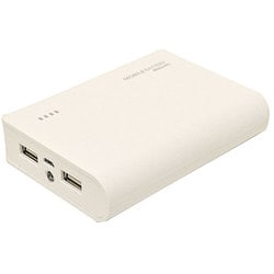 ヨドバシ Com ラスタバナナ Rastabanana Rli080m2a01wh モバイルバッテリー 8000mah 出力2a 1a 2台同時充電 ホワイト 通販 全品無料配達