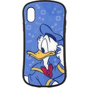 DN-580C [iPhone XR ハイブリッドガラスケース ディズニーキャラクター ドナルドダック]
