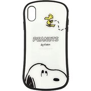 SNG-316C [iPhone XS Max ハイブリッドガラスケース ピーナッツ ルックアップ]