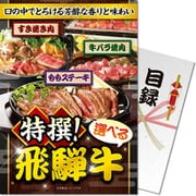 パネもく！ ゴルフコンペ・ビンゴ・パーティー・二次会景品 特撰！飛騨牛(目録・A4パネル付) [to-hdg-rb]