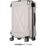 防水仕様Wキャスターファスナーキャリー 旅行日数目安：1～2泊 35L TSAロック搭載 機内持ち込み可 アイボリー 6304-49-IV