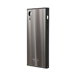 LP-IPMGSQSV [iPhone XR 背面ガラスシェルケース SHELL GLASS SQUARE シルバー]