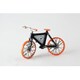 置時計 ミニチュアクロックコレクション 自転車 （オレンジ） C3005-OG