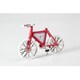 置時計 ミニチュアクロックコレクション 自転車 （レッド/ホワイト） C3005-RDWH