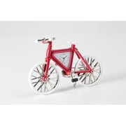 置時計 ミニチュアクロックコレクション 自転車 (レッド/ホワイト) C3005-RDWH