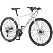クロスバイク 520mm(175~190cm) 外装30段変速 SHIMANO DEORE AVIATOR 8.0(520)(AI) LG WHITE