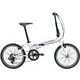 折りたたみ自転車 ミニベロ 290mm（145～175cm） 外装7段変速 SHIMANO TOURNEY FT EASEL 6.0（290）（AI） LG WHITE