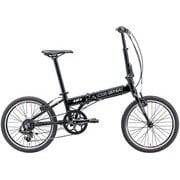 折りたたみ自転車 ミニベロ 290mm(145~175cm) 外装7段変速 SHIMANO TOURNEY FT EASEL 6.0(290)(AI) LG BLACK